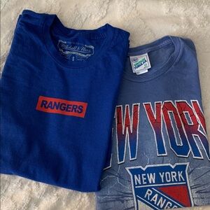 Men’s NY Ranger t-shirt pair